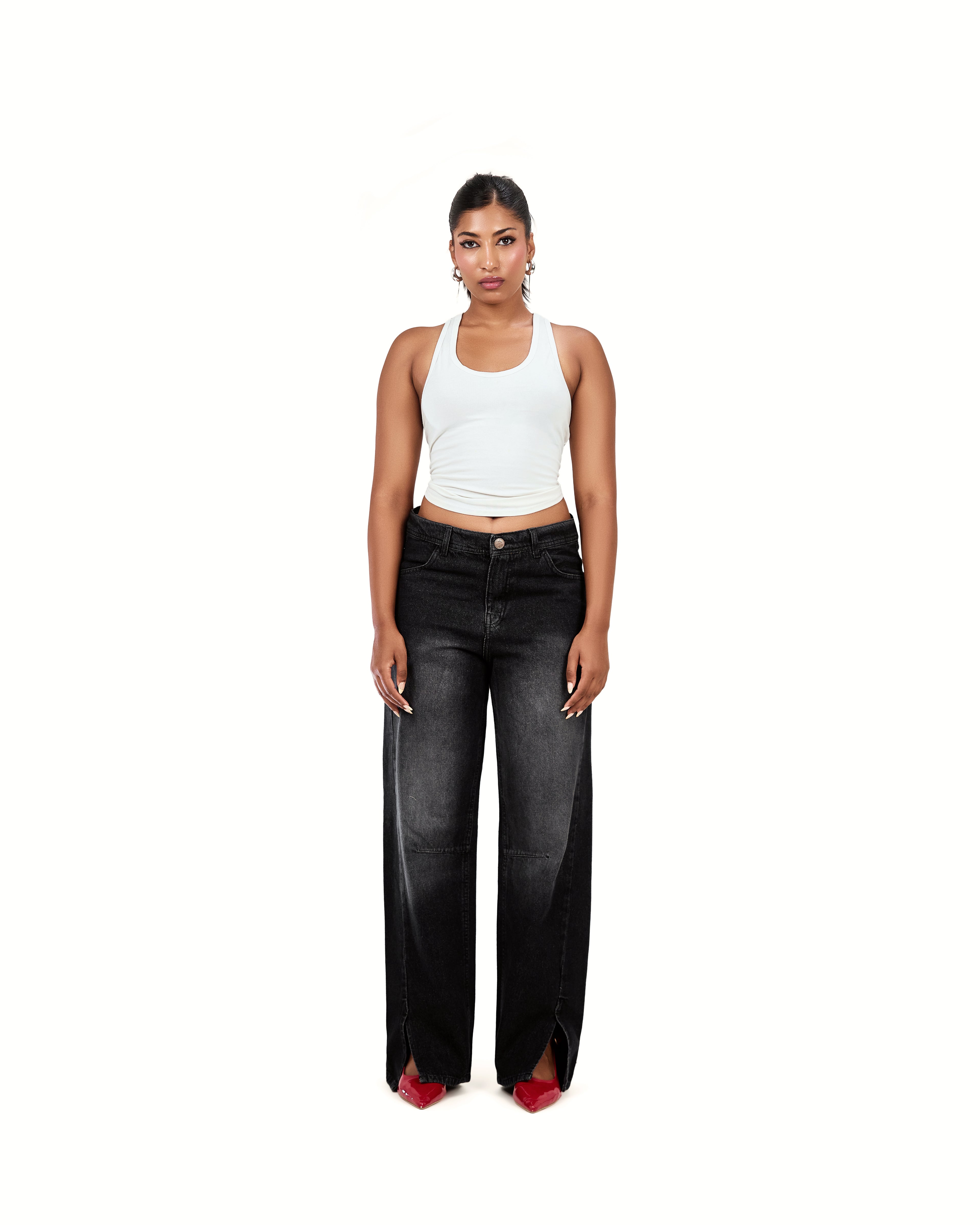 Black Washed Jeans