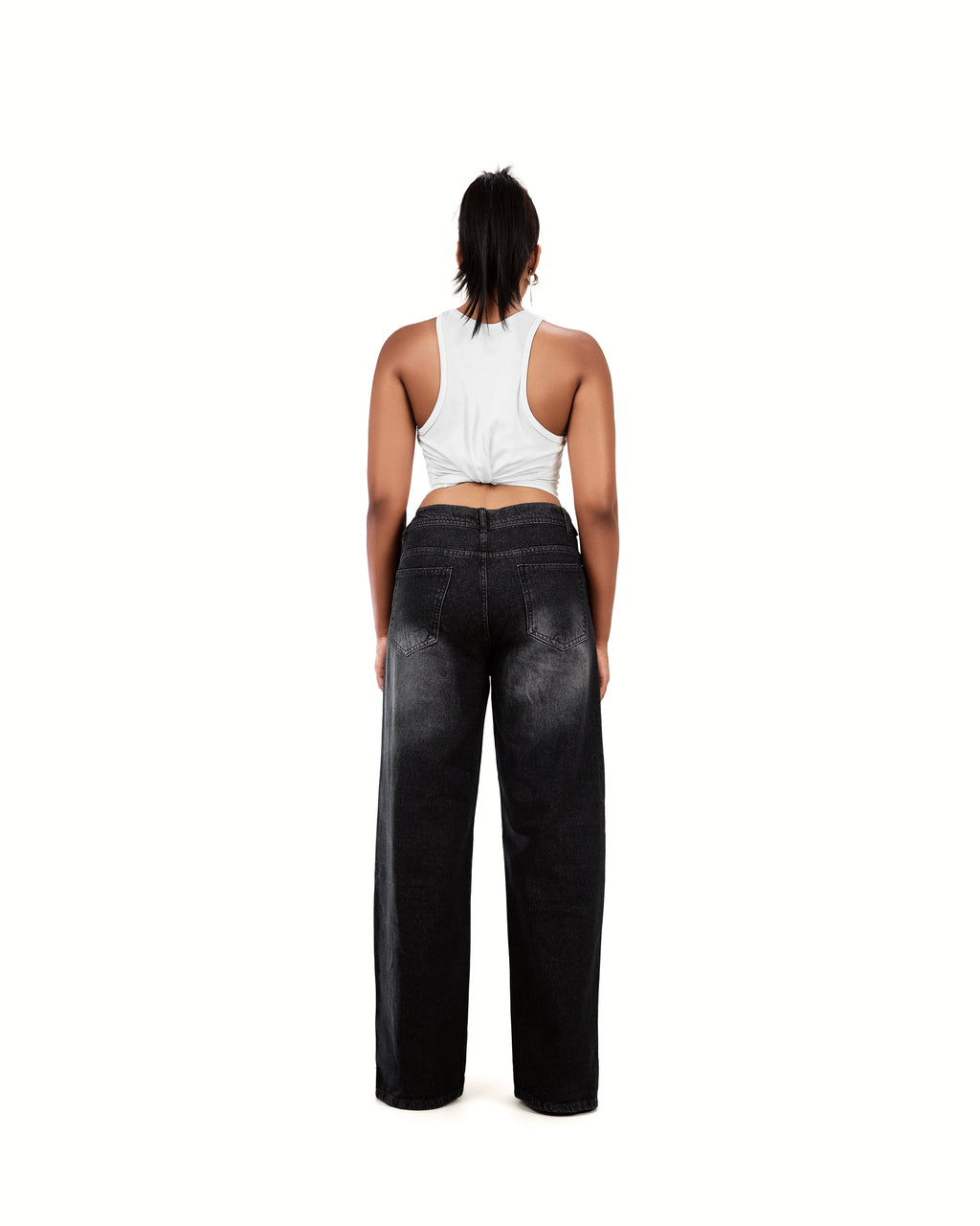 Black Washed Jeans