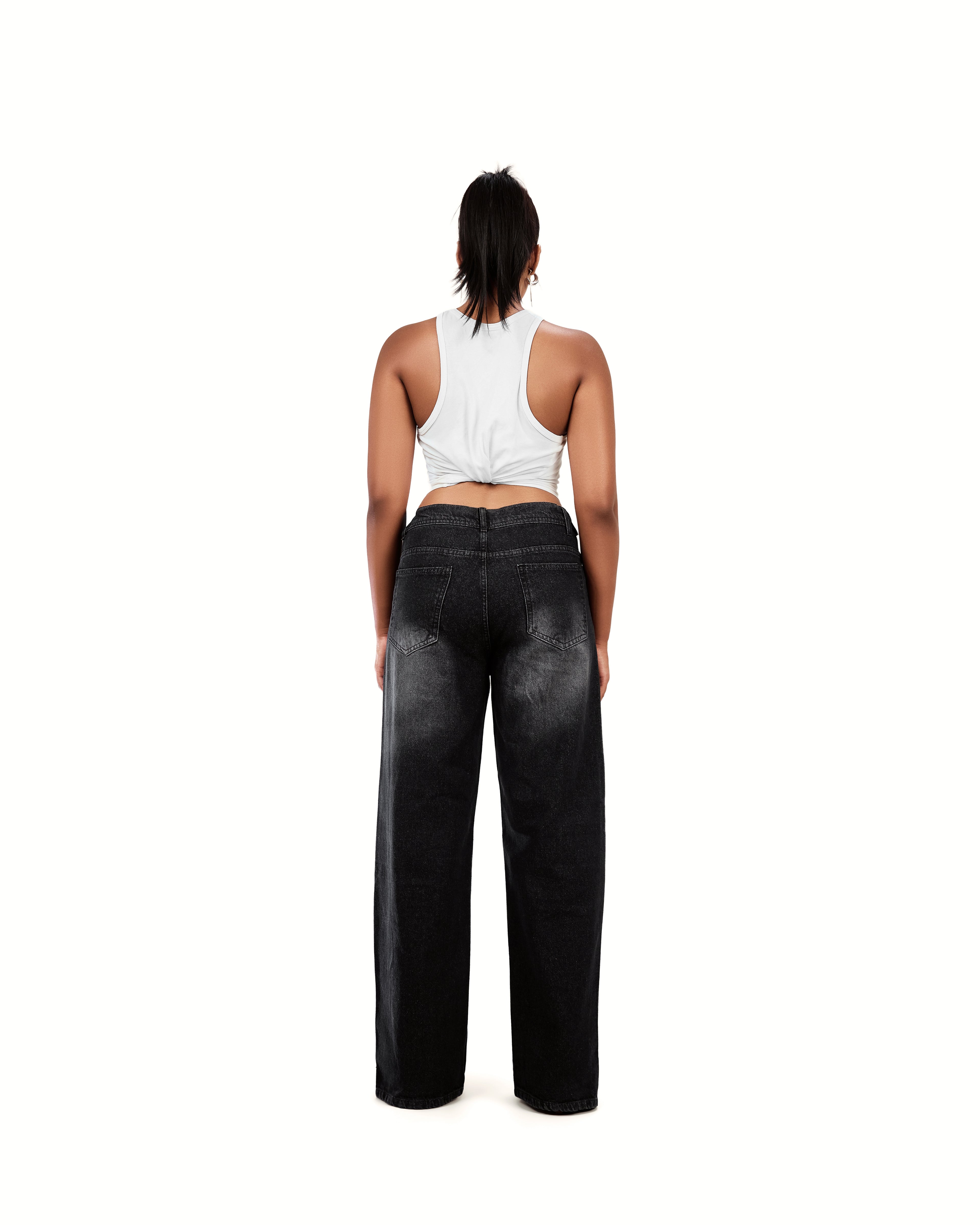 Black Washed Jeans